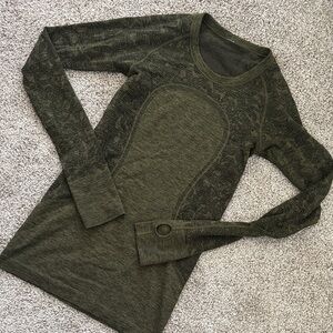 Lululemon Rare Olive 🫒 LS Swiftly